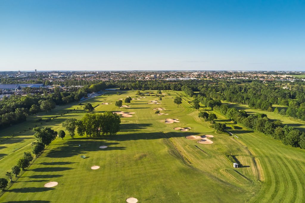 vue aerienne du golf de Niort